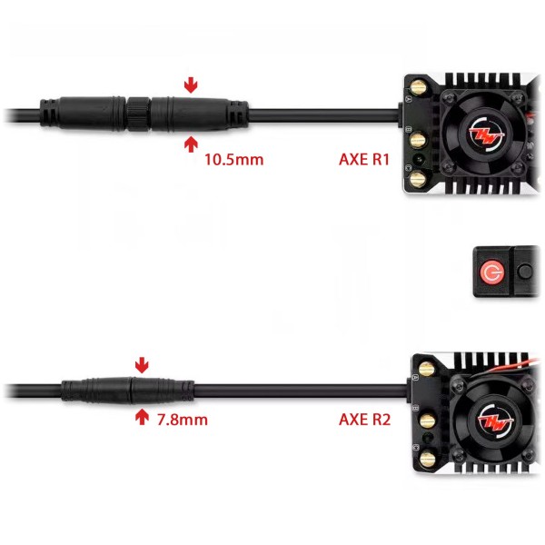 Xerun Axe540L R2-1400kV FOC Combo für Rock Crawler