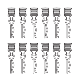 s-idee® M001 Karo Klammern für MJX 16207 16208 16209 16210 H16 H16H H16E H16P