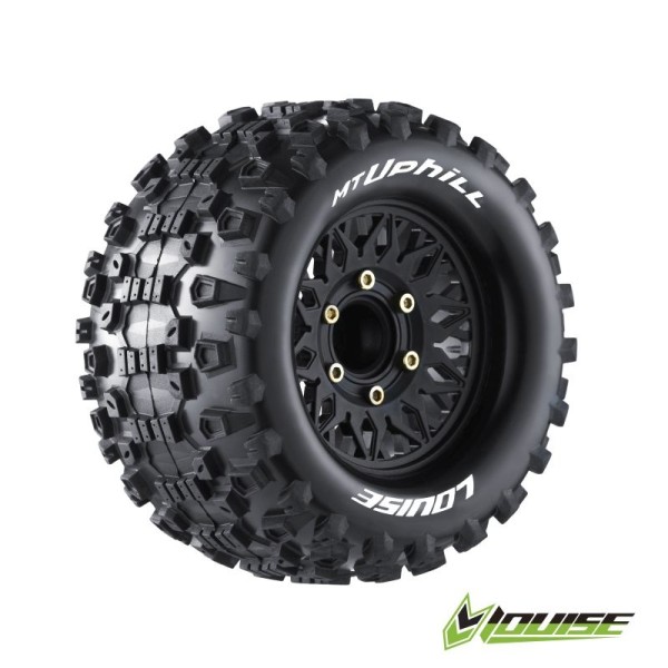 MT-UPHILL 1/10 soft auf 2.8 Felge schwarz (2) LOUISE Wechseladapter 0 & 1/2 Offset Hex 12mm,14,17mm