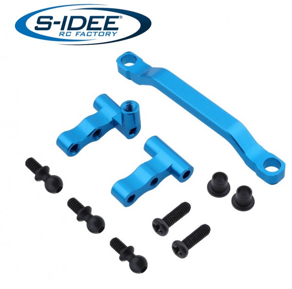 s-idee® Aluminium Lenkservo-Sparer Zubehör Ersatzteil für RC-Modell A959 A959-A A959-B A979-B