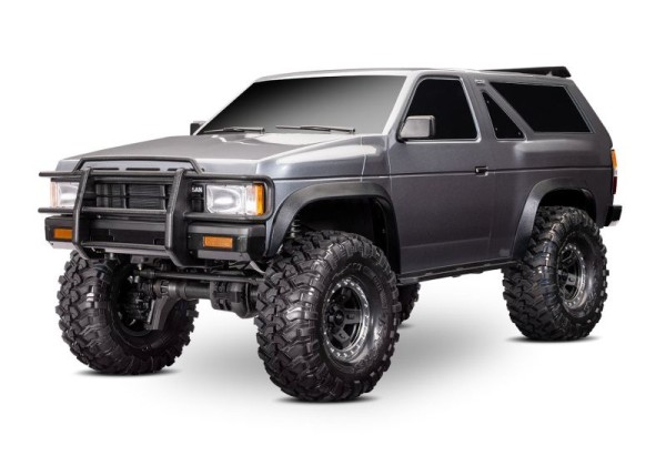 NEU TRAXXAS TRX-4 Nissan Pathfinder / Terrano silber 1/10 RTR Brushed, Clipless, ohne Akku und Ladeg