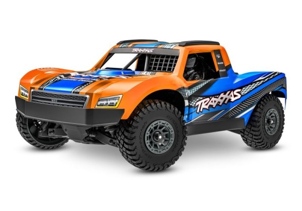 NEU TRAXXAS MINI-Slash BL-2S 4x4 orange 1/16 Short Course RTR Brushless, HD-Teile, mit 2S Lipo/Lader