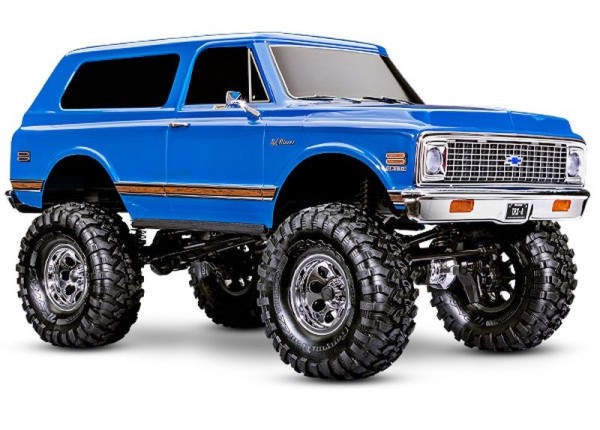 NEU TRAXXAS TRX-4 1972 Blazer High-Trail 1/10 Crawler RTR blau Brushed, ohne Akku und Ladegerät