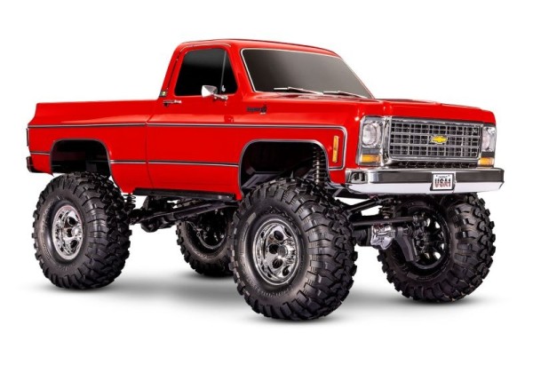 TRAXXAS TRX-4 Chevy K10 High-Trail rot 1/10 Crawler RTR Brushed, ohne Akku und Ladegerät 