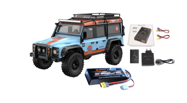 s-idee® MJX H8H inkl. 3S Akku& Lader RTR blau 1:8 RC Crawler Brushless Off-Road Allrock Series