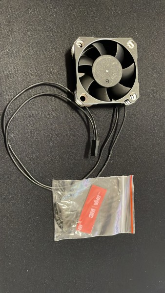 s-idee® 40mm Metall Highspeed Lüfter 16000rpm 40x40mm 8,5v silber schwarz