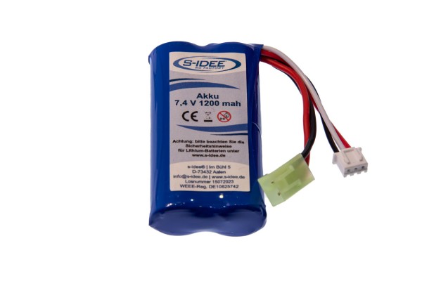 s-idee® 18181 7.4V 1200 maH sg1203