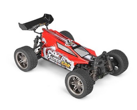s-idee® 18149 S12401 RC Monsterbuggy 1:12 mit 2,4 GHz 50 km/h schnell, wendig, voll digital proport