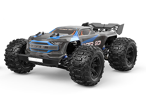 s-idee® MJX H16E RC Car 1:16 Brushless Highspeed Off-Road Truck 45 km/h blau