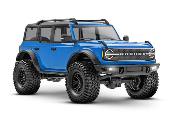 TRAXXAS TRX-4M Ford Bronco 4x4 blau 1/18 Crawler RTR Brushed, mit Akku und USB Ladegerät