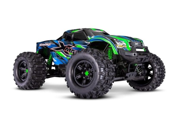 NEU TRAXXAS X-Maxx 4x4 VXL grün 1/7 Monster-Truck RTR Brushless, ohne Akku und Ladegerät 8S belted