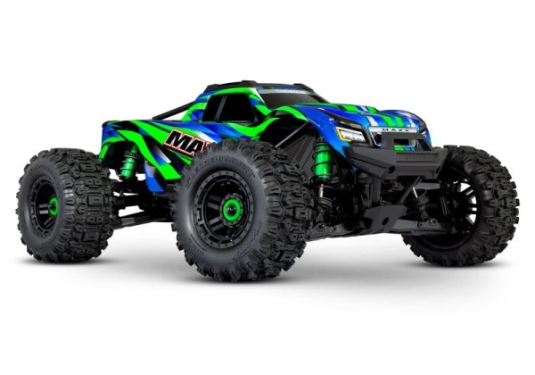 TRAXXAS MAXX 4x4 grün 1/10 Monster-Truck RTR Brushless, ohne Akku und Ladegerät 