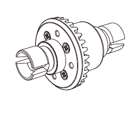 s-idee® 16420G Differenzial für MJX 14210