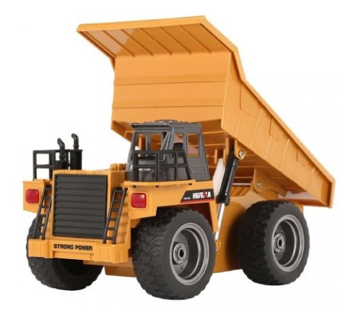 s-idee® S1540 Rc Kipper 6 Kanal Tieflader Truck 1:18 mit 2,4 GHz kippbare Ladefläche