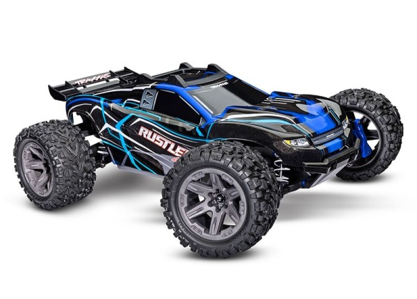 TRAXXAS Rustler 4x4 BL-2S blau 1/10 Stadium-Truck RTR