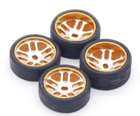 s-idee® Tuning Felgen Orange 1 Teilig (Optik) / Driftreifen K989 / 284131