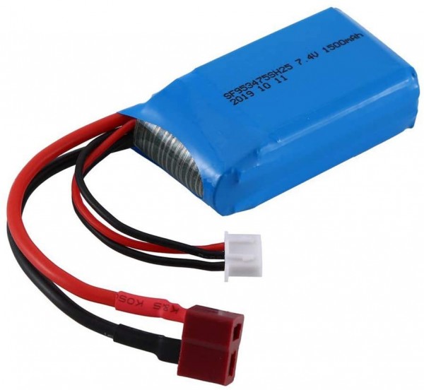 s-idee® Ersatzakku 7.4V 1500mAh Zubehör Ersatzteil für RC-Modell A959-B