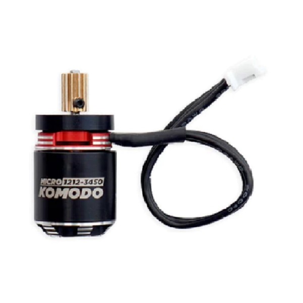 Micro Komodo Brushless Motor mit Ritzel 11Z Messing