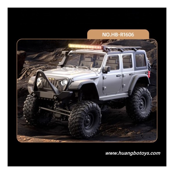 s-idee® HB-R1606 Silber RC Crawler 1:16 RTR 1/16 4WD 2,4 GHz Akku+Lader