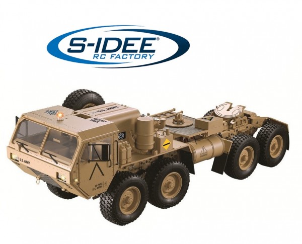 s-idee® S802 RC Militärtruck LKW Militärfahrzeug 1:12 mit 2,4 GHz