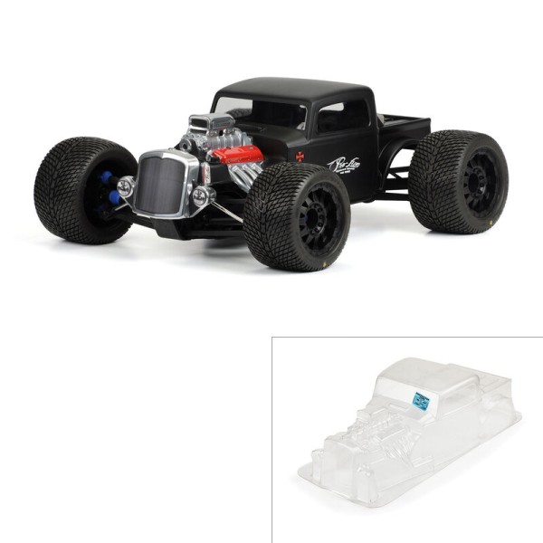 Rat Rod 1/8 Clear Body Monster Truck Summit Revo Karosserie Proline Racing PRO341000