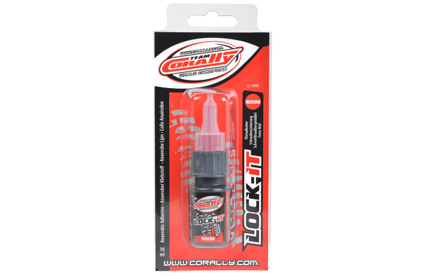 Team Corally - Lock-it 200 - Schraubensicherung - Mittel - Rot - 10g