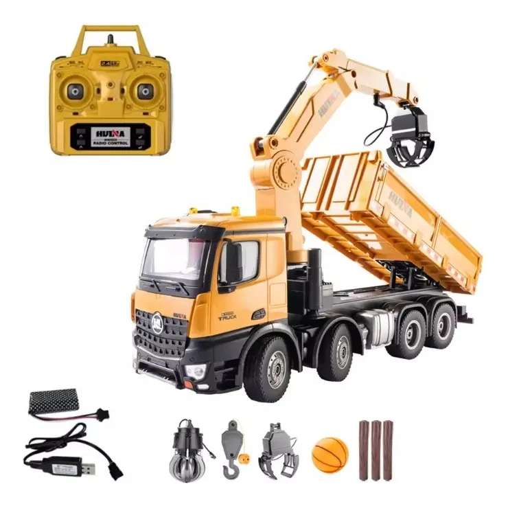 s-idee® S1538 Rc Kipplader mit Kran + Schrottgreifer Dump Truck 1