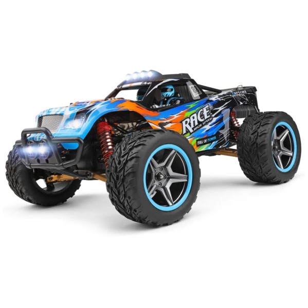 s-idee® 104019 1:10 RC Car High Speed Brushless Monstertruck Ferngesteuertes Auto 55 km/h schwarz bl