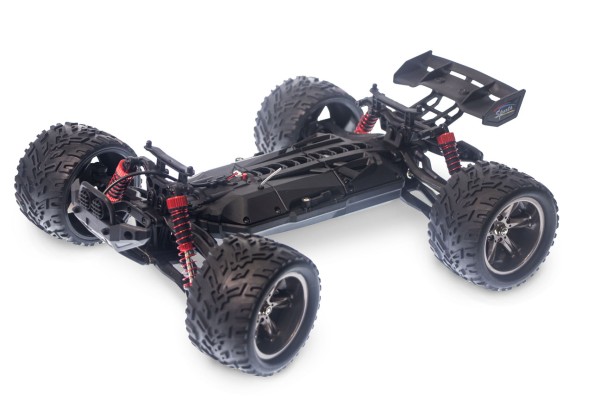 s-idee® 18338 X9116 rot RC Auto Buggy wasserabweisender Monstertruck 1:12 mit 2,4 GHz über 40 km/h