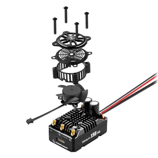 Xerun XR8 Pro G3 Brushless Regler 200A, 2-4s LiPo, BEC 6A