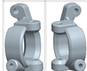 Vorderradhalter Sockel Passend für 184016 WL Toys 1;18