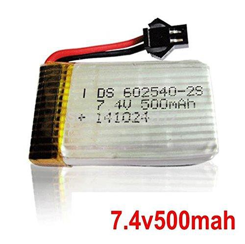 7,4V 500 mAh Akku für Quadrocopter s-idee S183C/S183W Quadro mit HD Kamera/Wifi