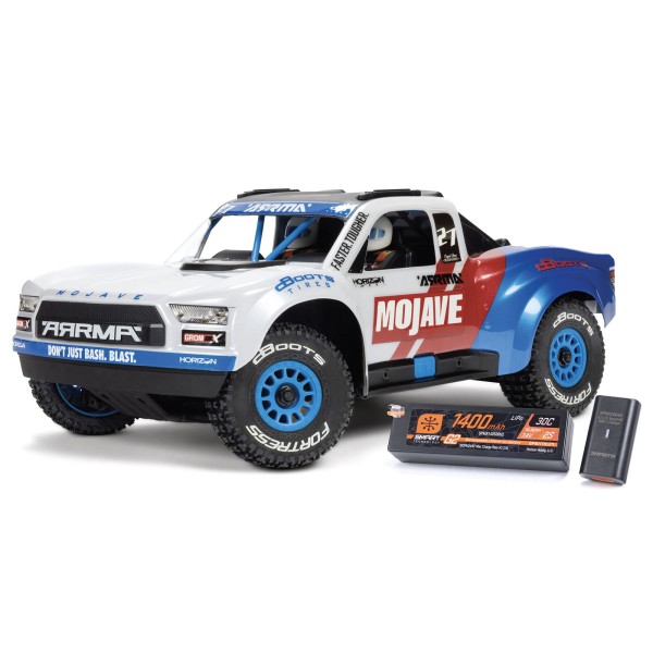 1/16 MOJAVE GROM 223S DSC 4X4 RTR Brushless Desert Truck, White mit Akku & Ladegerät