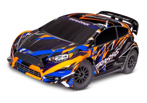 NEU TRAXXAS Ford Fiesta ST orange 1/10 Rally VXL RTR Brushless, ohne Akku und Ladegerät