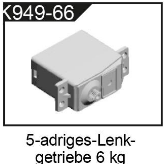 104009-K949-66 5-Adriges Lenkservo 6KG