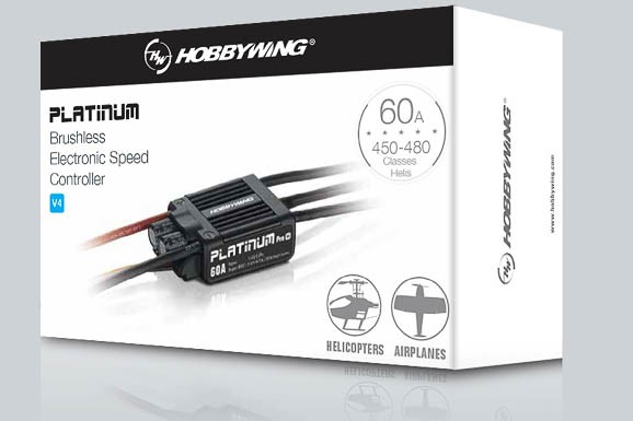 Platinum Pro 60A Regler V4 2-6s, 7A BEC