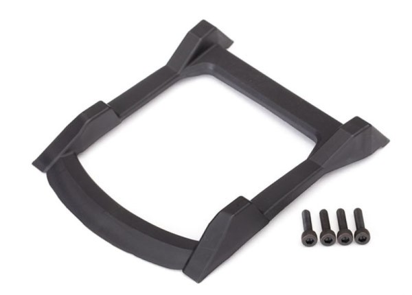 Dach-Schutzplatte schwarz mit Schrauben Rustler 4x4