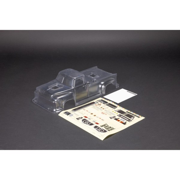 1/8 Clear Body with Decals and Window Mask: NOTORIOUS 6S BLX V6 ARRMA - ARA-1540