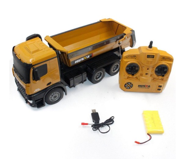 s-idee® S1573 Rc Dump Truck 1:14 Lkw 10 Kanal Kipplader Huina 1573