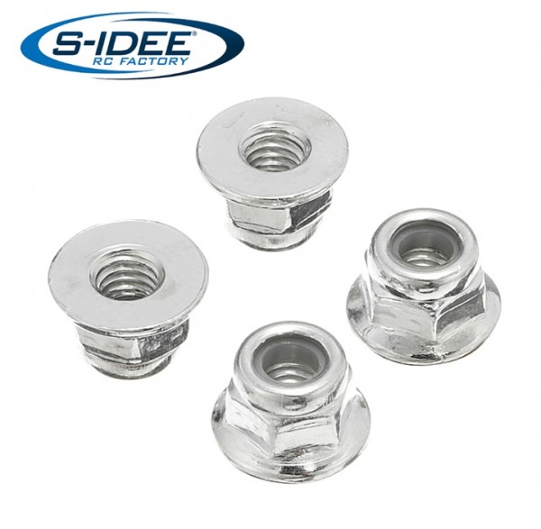 s-idee® 25-WJ02 Zubehör Ersatzteil Gegenmutter für RC-Modell S9125 18173 1:10