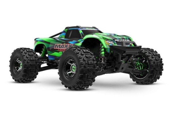 BLACK SALE! TRAXXAS MAXX Ultimate 4x4 grün 1/10 Monster-Truck RTR Brushless, ohne Akku und Ladegerät