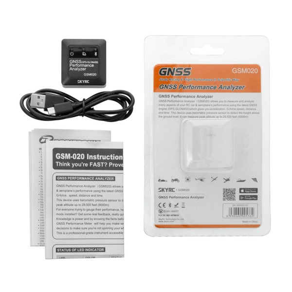 GPS Geschwindigkeits Messgerät GSM020 für Mobile App
