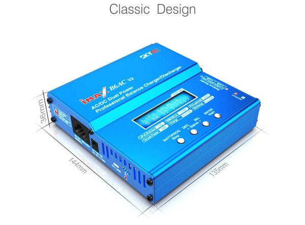 B6AC V2 Ladegerät LiPo 1-6s 5A 50W