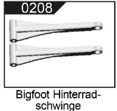 104009-1574 Bigfoot Hinterer Querlenker