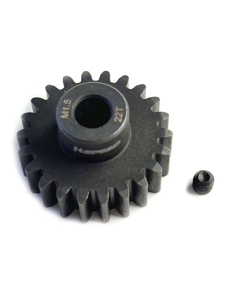 Stahlritzel 22 Zähne M1,5 8mm Bohrung