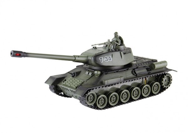 s-idee® Battle Panzer 99809 1:28 mit integriertem Infrarot Kampfsystem 2.4 Ghz RC R/C