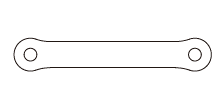 s-idee® 16432 Servo Lenkstange für MJX 16207 16208 16209 16210 H16 H16H H16E H16P