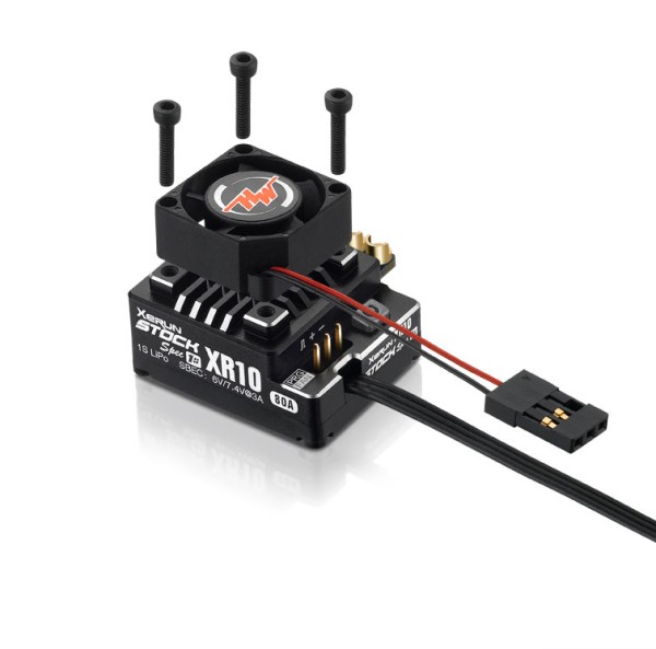 Xerun XR10 Stock Spec Brushless Regler 80A, 1s LiPo, BEC 3A