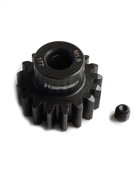 Stahlritzel 17 Zähne M1,5 8mm Bohrung