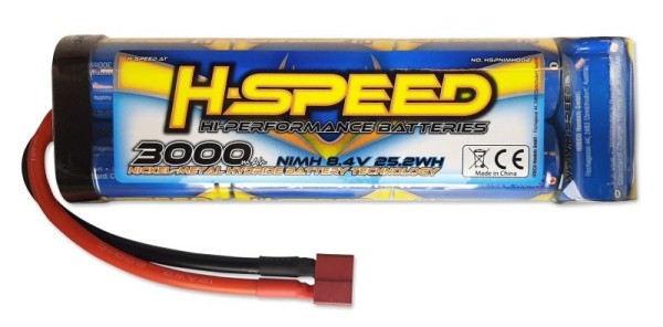 Stick Akku NiMH 3000mAh 8,4V 7 Zellen